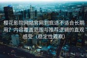 樱花影院网站官网到底适不适合长期用？内容覆盖范围与推荐逻辑的直观感受（稳定性观察）