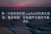 第一次使用茶杯狐 cupfox时的真实感受：整体观感、交互细节与使用节奏评价