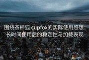 围绕茶杯狐 cupfox的实际使用感想：长时间使用后的稳定性与加载表现