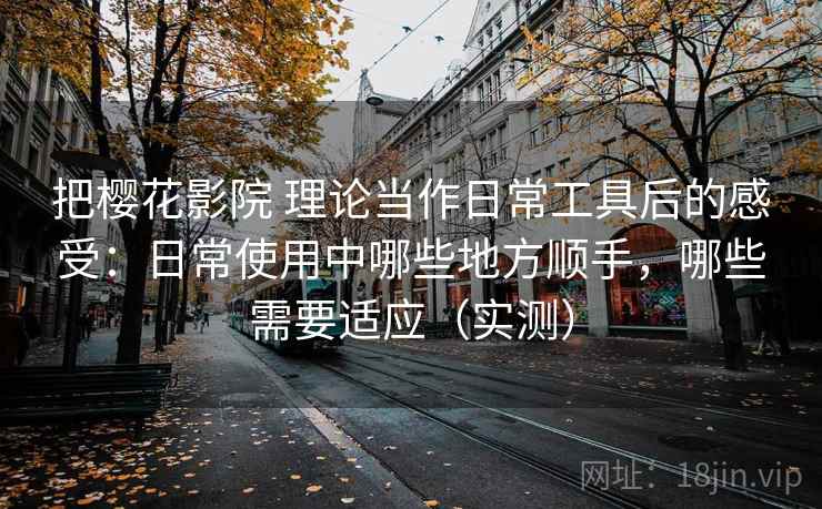 把樱花影院 理论当作日常工具后的感受：日常使用中哪些地方顺手，哪些需要适应（实测）