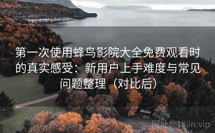 第一次使用蜂鸟影院大全免费观看时的真实感受：新用户上手难度与常见问题整理（对比后）