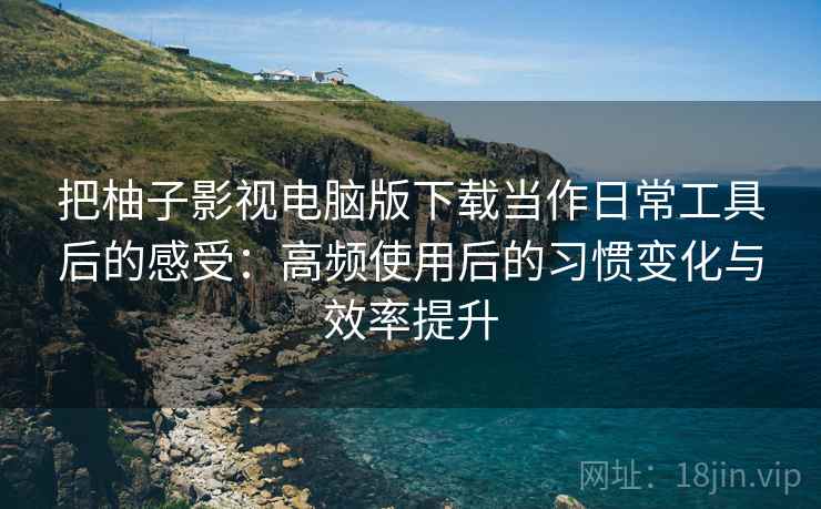 把柚子影视电脑版下载当作日常工具后的感受：高频使用后的习惯变化与效率提升