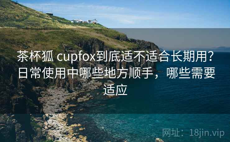 茶杯狐 cupfox到底适不适合长期用？日常使用中哪些地方顺手，哪些需要适应