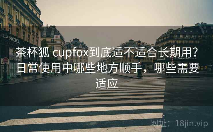 茶杯狐 cupfox到底适不适合长期用？日常使用中哪些地方顺手，哪些需要适应